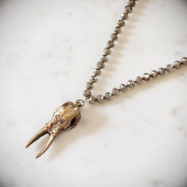 Bat Skull Necklace | Magpie Jewellery